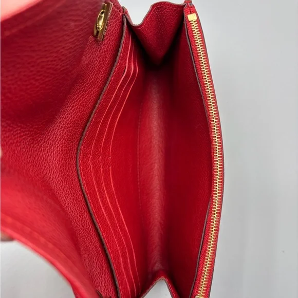 Louis Vuitton red empreinte Saint Germaine crossbody - Picture 9 of 13